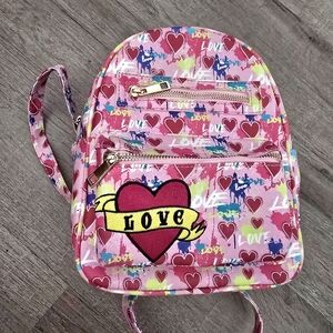 Girls Mini Pink Backpack